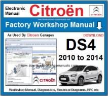 Citroen DS4 Workshop Manual Download